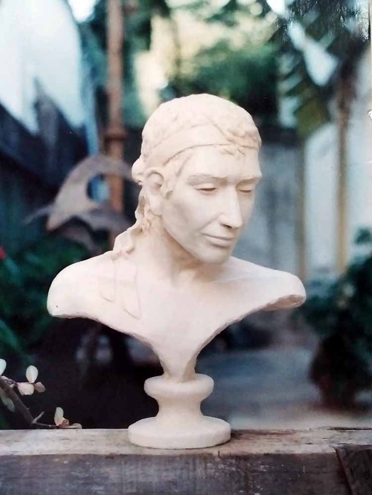 escultura em gesso