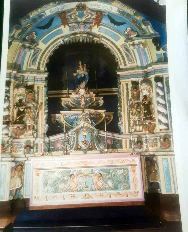 Altar da igreja. Do Rosário